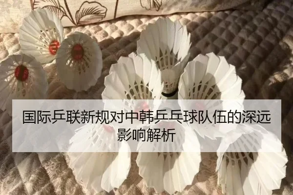 国际乒联新规对中韩乒乓球队伍的深远影响解析